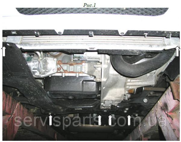 Захист двигуна Fiat Ducato 3 2006+ (Фіат Дукато 3) - Зображення 2