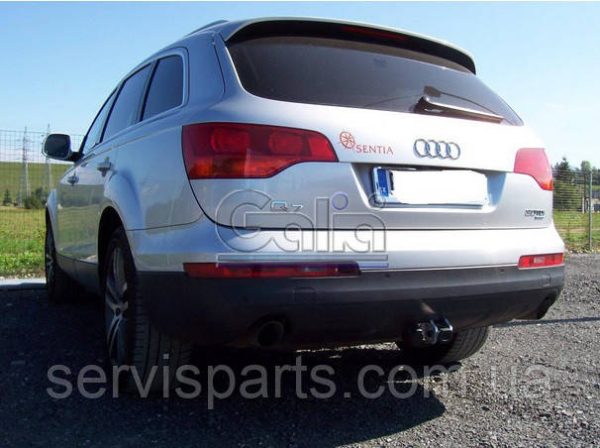 Оцинкований фаркоп Audi Q7 2006-2015 (Ауді К'ю 7) Швидкознімний автомат на ручці - Зображення 2