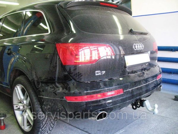 Фаркоп Audi Q7 2005-2015 під швидкоз'ємну вставку американець (Ауді Q7) - Зображення 5