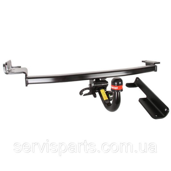 Польський фаркоп на Nissan Murano Z51 2008-2015 (Нісан Мурано) без підрізування бампера Швидкознімний вертикальний автомат - Зображення 2