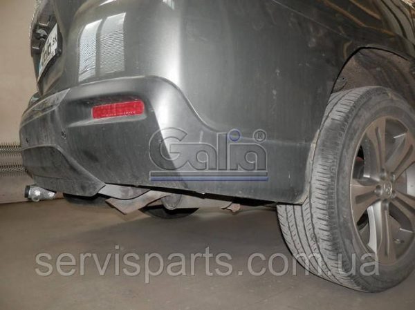Фаркоп Toyota Highlander 2008-2014 (Тойота Хайлендер XU40) оцинкований на болтах Швидкознімний автомат на ручці