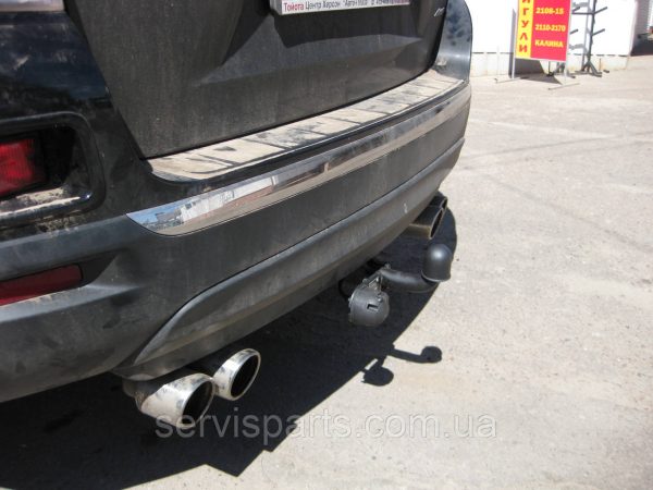 Фаркоп Toyota Highlander 2007-2014 (Тойота Хайлендер XU40) без підрізу бампера. - Зображення 3