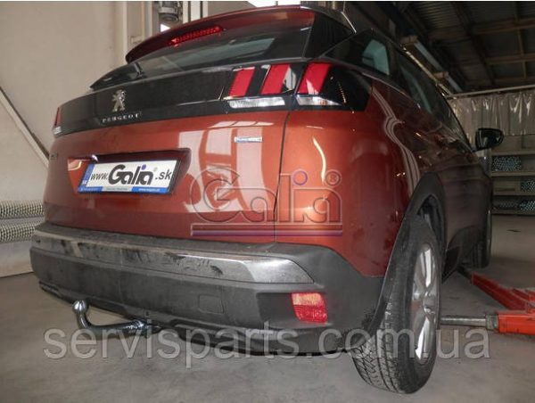 Оцинкований фаркоп Peugeot 3008 2016- (Пежо 3008) - Зображення 8