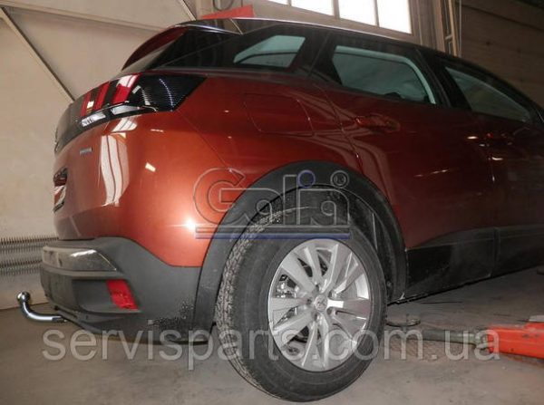 Оцинкований фаркоп Peugeot 3008 2016- (Пежо 3008) - Зображення 9
