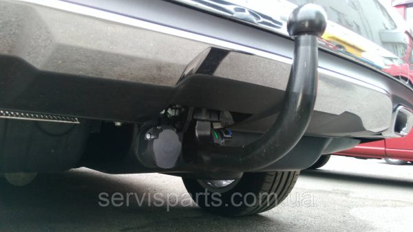 Швидкознімний фаркоп на Mercedes GLE W166 2015-2019 на ключах - Зображення 2