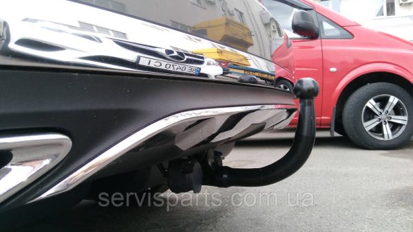 Швидкознімний фаркоп на Mercedes GLE W166 2015-2019 на ключах - Зображення 9