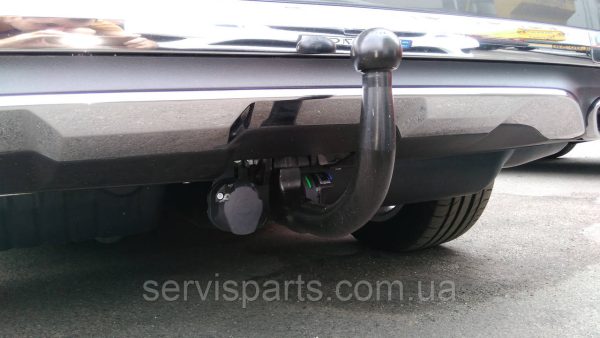 Швидкознімний фаркоп на Mercedes GLE W166 2015-2019 на ключах - Зображення 8