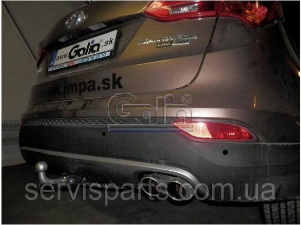 Фаркоп оцинкований на Hyundai Santa Fe 2012-2018 (Хундай Санта Фе) - Зображення 3