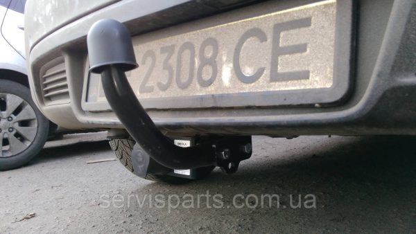 Польський фаркоп на Peugeot 307 2001-2007 хетчбек (без підрізу бампера) - Зображення 2