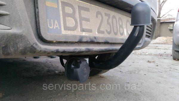 Польський фаркоп на Peugeot 307 2001-2007 хетчбек (без підрізу бампера) - Зображення 3