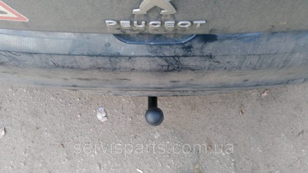 Польський фаркоп на Peugeot 307 2001-2007 хетчбек (без підрізу бампера) - Зображення 4