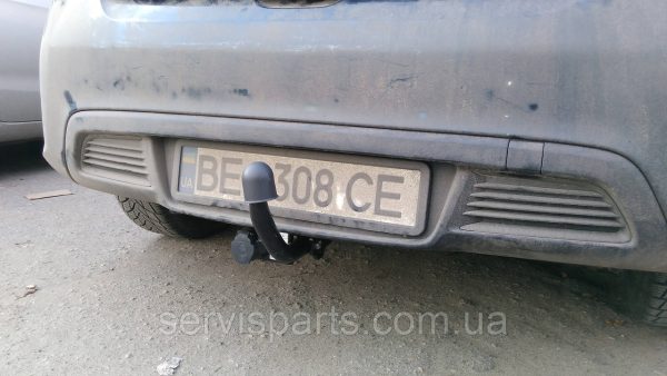 Польський фаркоп на Peugeot 307 2001-2007 хетчбек (без підрізу бампера) - Зображення 5