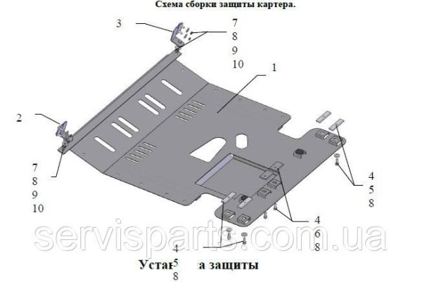 Захист двигуна Citroen Jumper 2006+ (Сітроен Джампер)