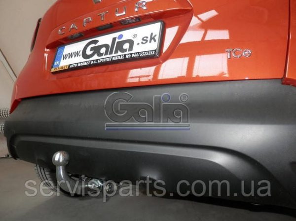 Оцинкований фаркоп знімний гак на Renault Captur 2013-2021 (Рено Каптюр) - Зображення 2