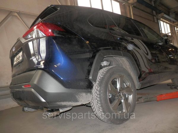 Оцинкований фаркоп на Toyota Rav 4 V 2018- Швидкознімний автомат на ручці - Зображення 5