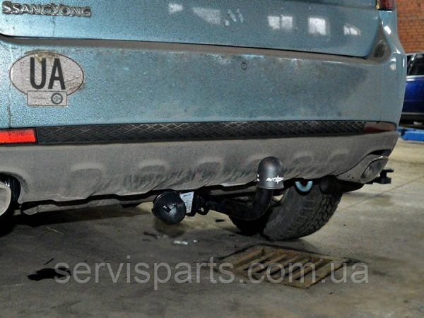 Польський фаркоп на SsangYong Korando 2010 (Ссанг Йонг Корандо)