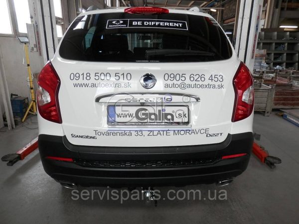 Оцинкований фаркоп на SsangYong Korando 2010 (СсангЙонг Корандо)