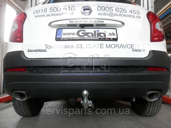 Оцинкований фаркоп на SsangYong Korando 2010 (СсангЙонг Корандо) - Зображення 2