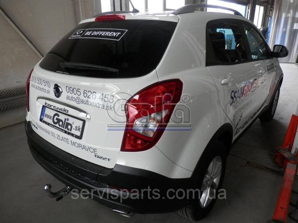 Оцинкований фаркоп на SsangYong Korando 2010 (СсангЙонг Корандо) - Зображення 3