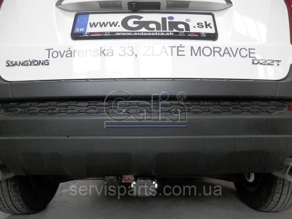 Оцинкований фаркоп на SsangYong Korando 2010- (СсангЙонг Корандо) Швидкознімний автомат на ручці - Зображення 2