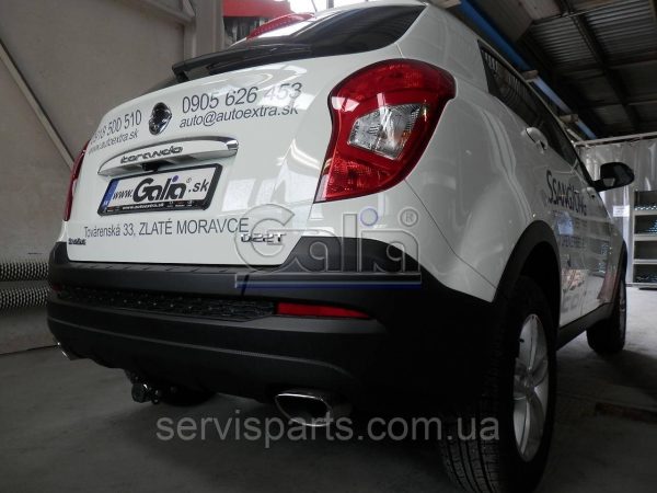 Оцинкований фаркоп на SsangYong Korando 2010- (СсангЙонг Корандо) Швидкознімний автомат на ручці - Зображення 3