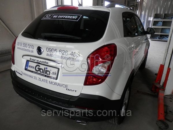 Оцинкований фаркоп на SsangYong Korando 2010- (СсангЙонг Корандо) Швидкознімний автомат на ручці - Зображення 5
