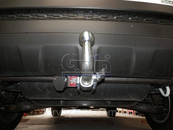 Оцинкований фаркоп на SsangYong Korando 2010- (СсангЙонг Корандо) Швидкознімний автомат на ручці - Зображення 6