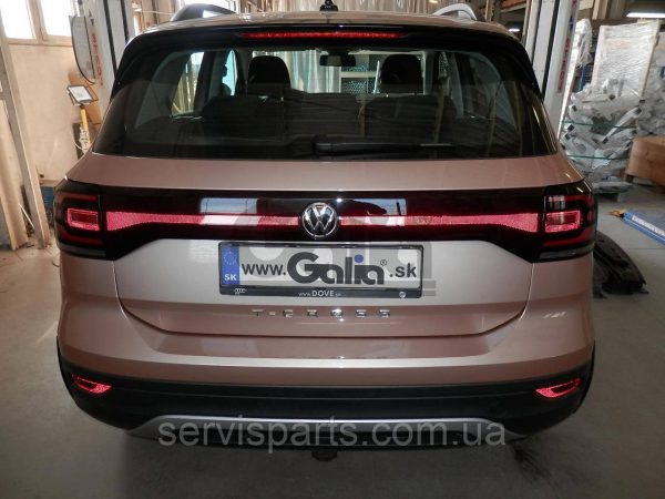 Фаркоп для Volkswagen T-Cross 2019- (Фольксваген ТіКрос) Швидкознімний автомат на ручці