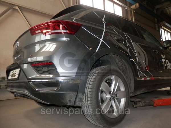 Фаркоп Volkswagen T-Roc 2017- (Фольксваген Тирок) оцинкований на болтах Швидкознімний автомат на ручці - Зображення 7