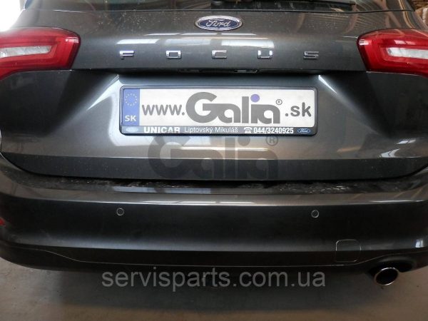 Оцинкований фаркоп для Ford Focus III 2019- (Форд Фокус универсал) Швидкознімний автомат на ручці - Зображення 3