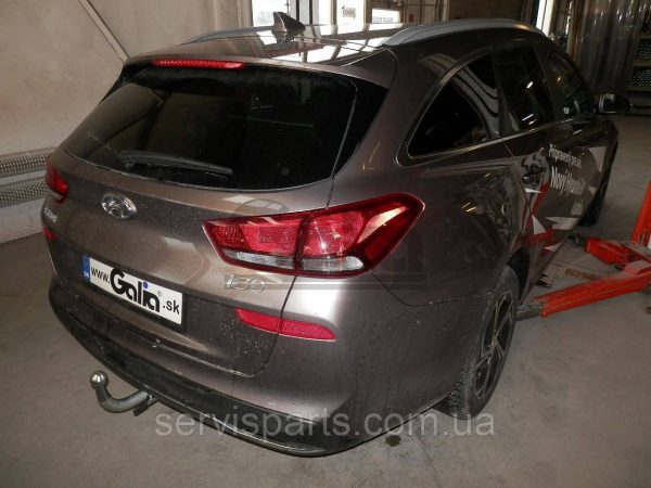 Оцинкований фаркоп для Hyundai I30 универсал 2018- (Хундай Ай30) - Зображення 7