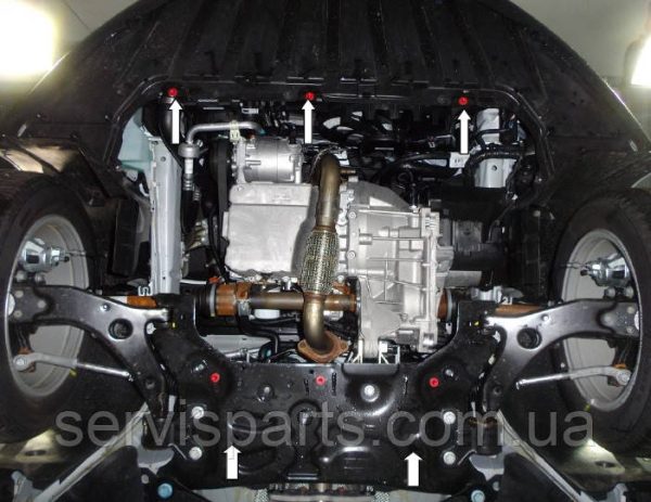 Захист двигуна Ford Focus 3 2011-2019 (Форд Фокус 3) - Зображення 2
