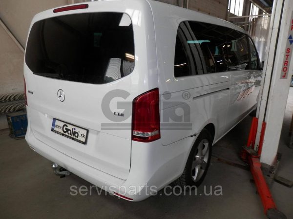 Оцинкований фаркоп Mercedes Vito V-Class W447 2014- (Мерседес Віто 447) Швидкознімний автомат на ручці - Зображення 3