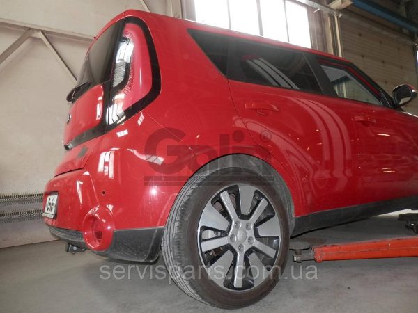 Оцинкований фаркоп на Kia Soul 2014-2019 (Кіа Соул) Швидкознімний автомат на ручці - Зображення 2