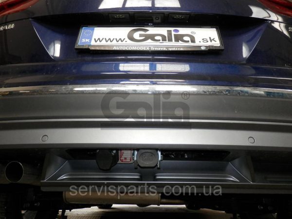 Оцинкований фаркоп Volkswagen Tiguan 2016- (Фольксваген Тігуан) Швидкознімний автомат на ручці - Зображення 7