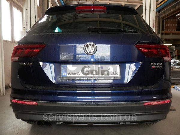 Оцинкований фаркоп Volkswagen Tiguan 2016- (Фольксваген Тігуан) Швидкознімний автомат на ручці - Зображення 5