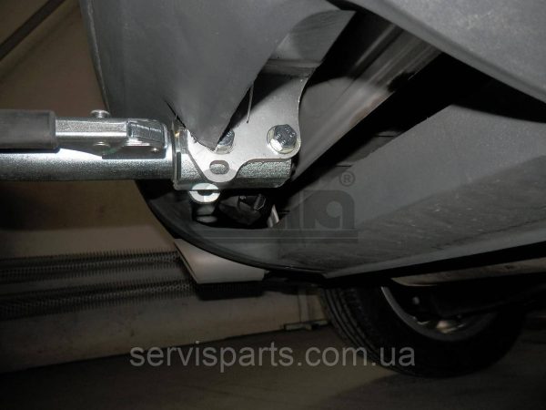 Оцинкований фаркоп Audi Q3 2011-2019 (Ауді К'ю 3) Швидкознімний автомат на ручці - Зображення 3