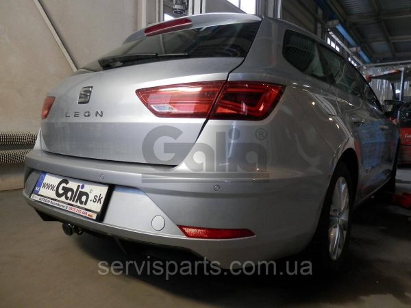 Знімний Фаркоп Seat Leon 2017 - универсал ( Сеат Леон) Швидкознімний автомат на ручці
