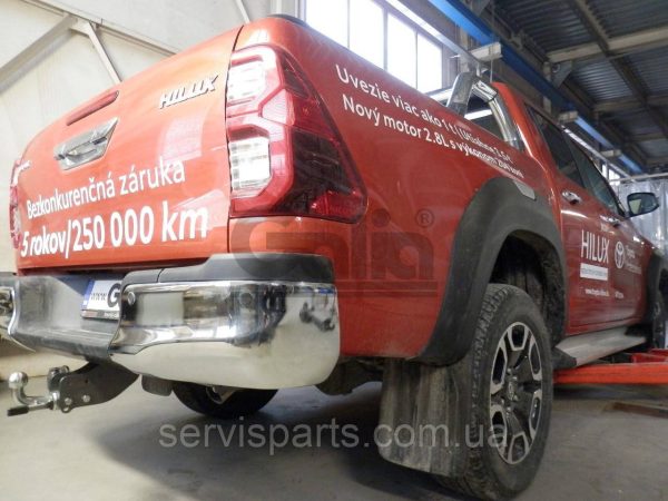 Оцинкований фаркоп на Toyota HiLux 2015- - Зображення 4