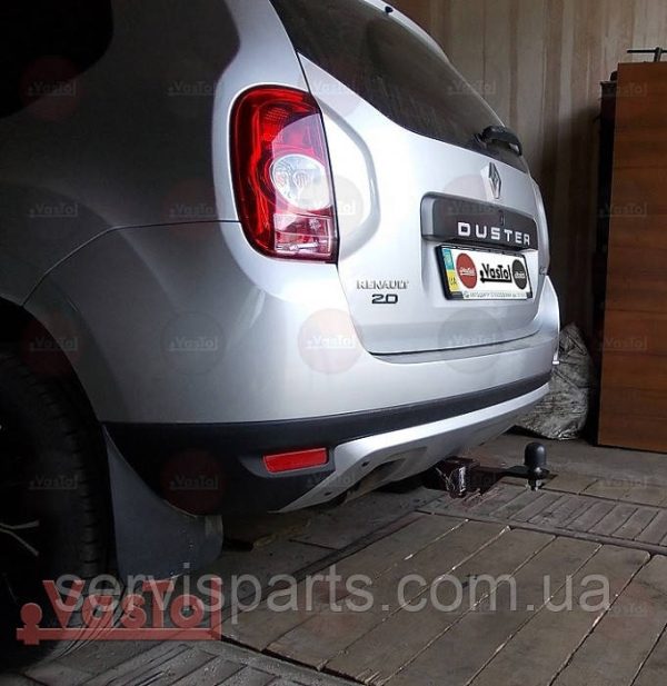 Фаркоп знімний гак на Renault/Dacia Duster 2010-2017 (Рено/Дачія Дастер) Американська вставка під квадрат