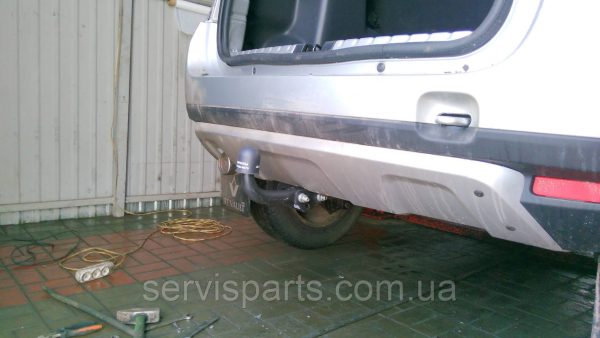 Польський фаркоп на Renault/Dacia Duster 2010- (Рено/Дачія Дастер) без знімання бампера - Зображення 2