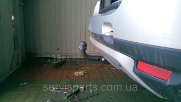 Польський фаркоп на Renault/Dacia Duster 2010- (Рено/Дачія Дастер) без знімання бампера - Зображення 6