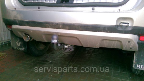 Польський фаркоп на Renault/Dacia Duster 2010- (Рено/Дачія Дастер) без знімання бампера - Зображення 7