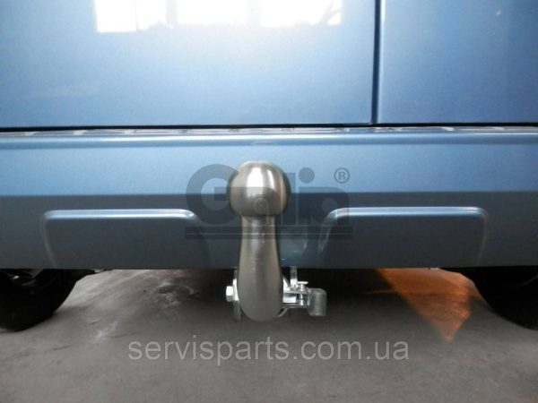Оцинкований фаркоп Renault/Dacia Doker (Рено/Дачія Докер) Швидкознімний автомат на ручці - Зображення 2