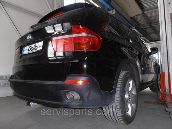 Оцинкований фаркоп на BMW X5 E70 2007-2013 (БМВ Х5) Швидкознімний автомат на ручці - Зображення 4
