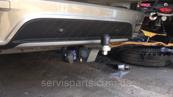 Знімний гак фаркоп на BMW X5 E70 2007-2013 (БМВ Х5) американська вставка під квадрат - Зображення 4