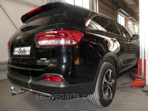 Фаркоп Kia Sorento 2012-2020 (Кіа Соренто) оцинкований Швидкознімний автомат на ручці - Зображення 3