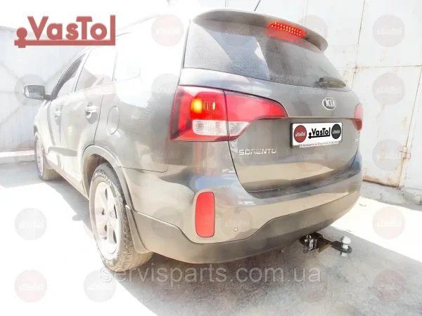 Український фаркоп на Kia Sorento 2012-2014 (Кіа Соренто) американська вставка під квадрат - Зображення 7