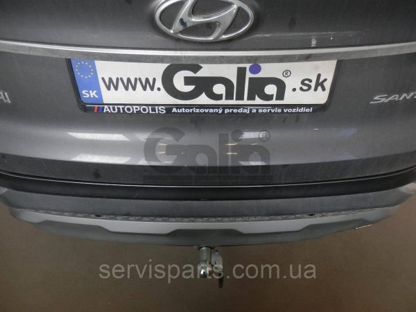 Фаркоп оцинкований на Hyundai Santa Fe 2012-2018 (Хундай Санта Фе) - Зображення 7