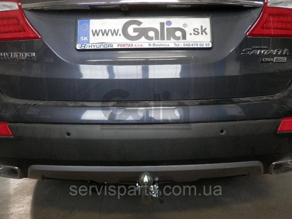 Фаркоп оцинкований Hyundai Grand Santa Fe 2014 (Хундай Гранд Санта Фе) - Зображення 3